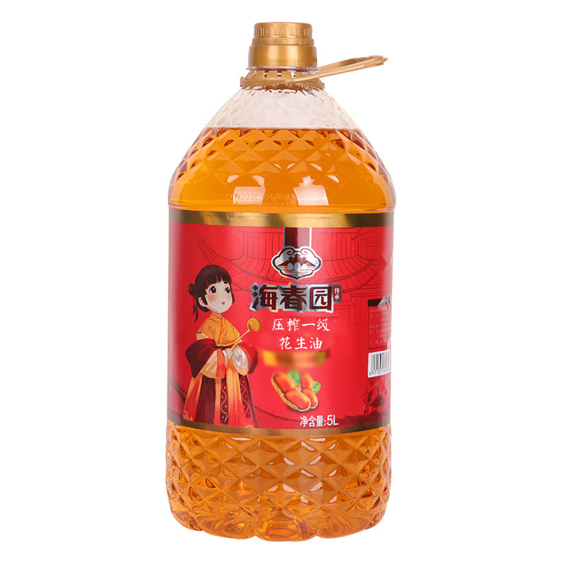 【泗阳禾满满】纯正压榨一级花生油 5L/桶