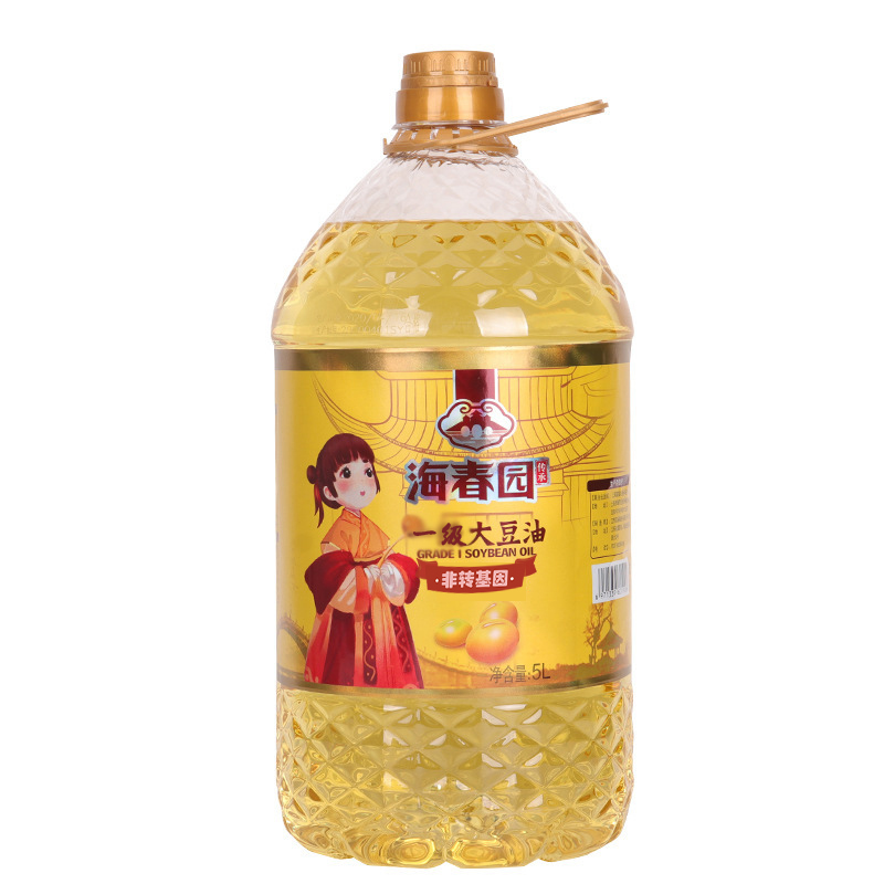 【泗阳禾满满】海春园非转基因大豆油5L*4/箱（5箱起订）
