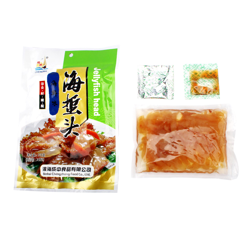 滨海振强海鲜味218克海蜇头