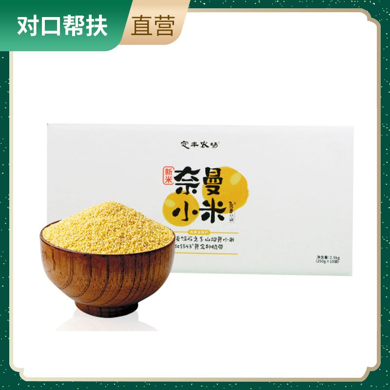 【乡村振兴 · 消费助农 · 产地直发】内蒙特产奈曼黄小米2.5kg安全优良自然之味甄选品质