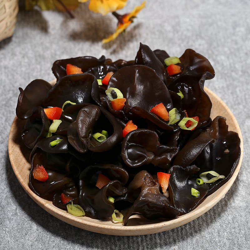 【产地直发】柞水木耳168g向自然借一味鲜美 滑嫩鲜美