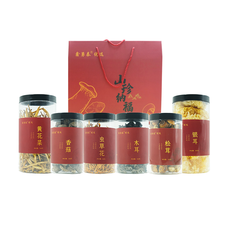 湖北秭归 鑫勇泰优选 山珍纳福特产礼盒（6个瓶装）