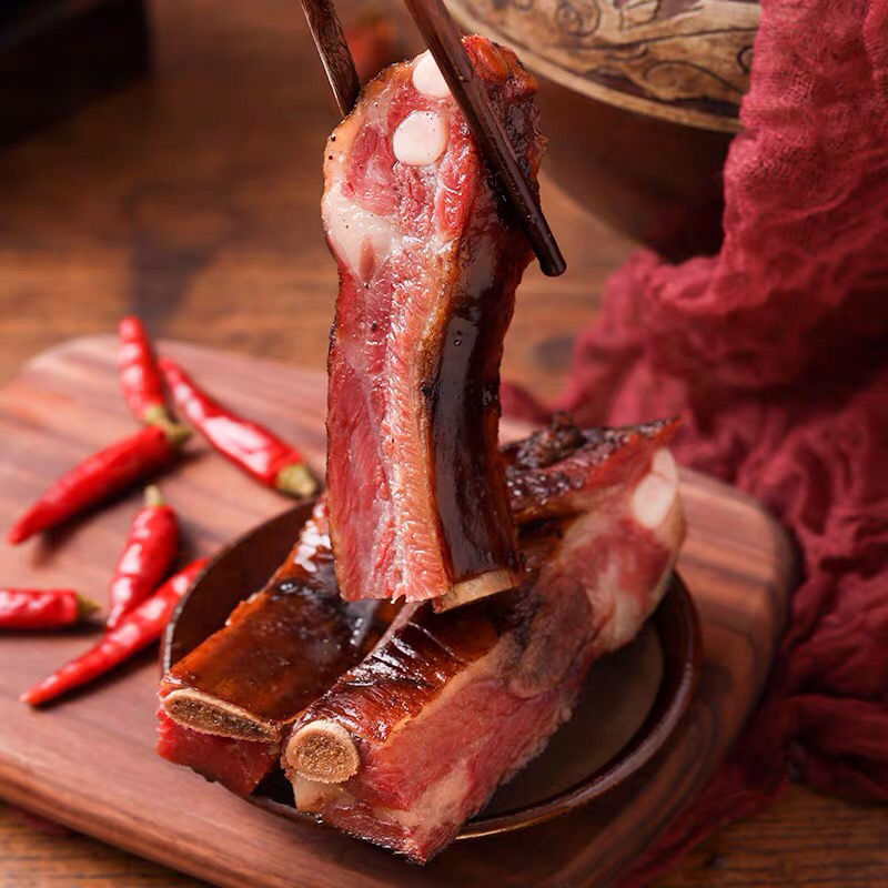 湖北秭归 鑫勇泰优选 农家腊排骨500g