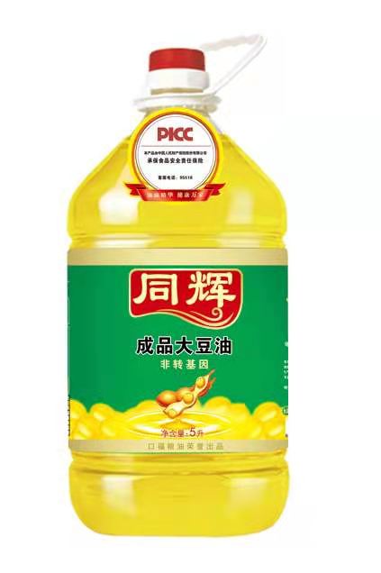 同辉非转基因大豆油5L
