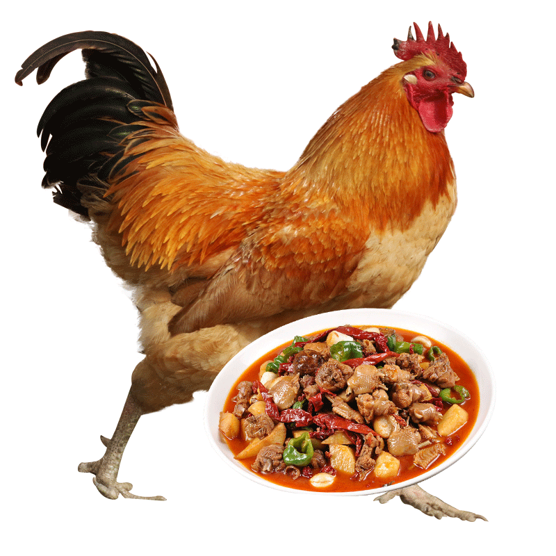 农家散养大公鸡2只装 单只1.8斤-2.4斤