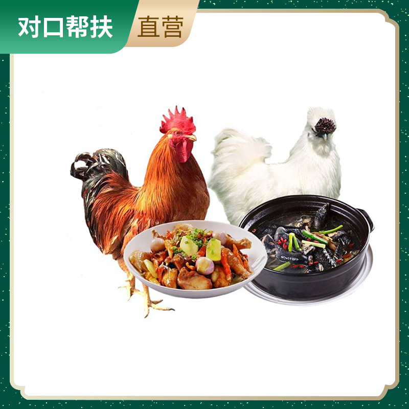 农家散养土鸡（2只组合：净重约2斤/只±0.3）