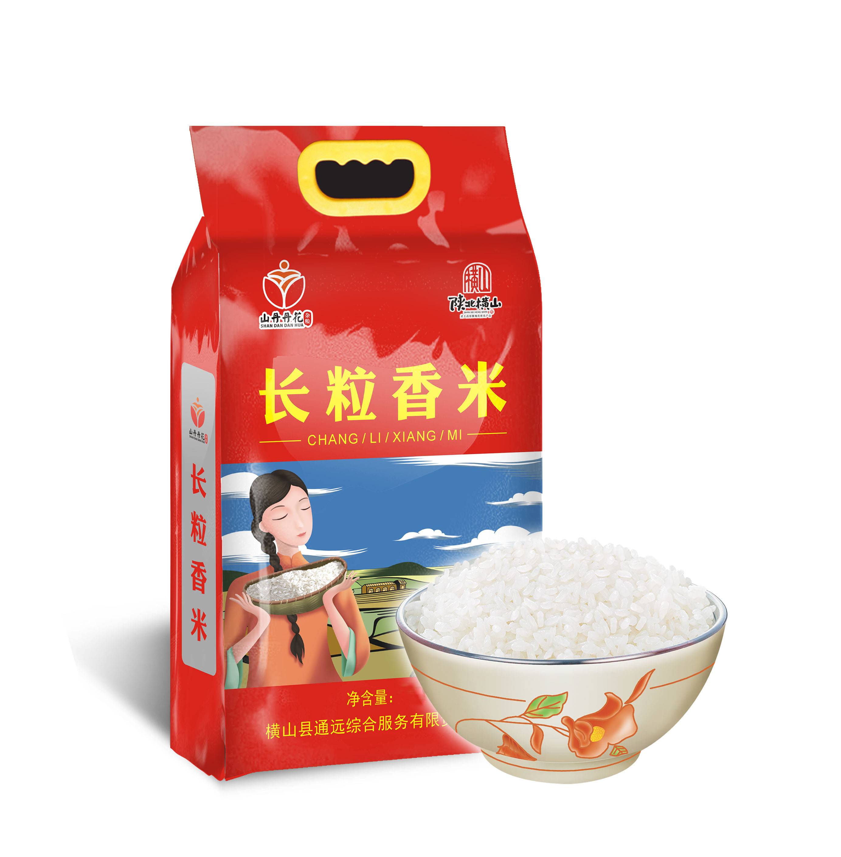 山丹丹花陕北横山长粒香大米5kg