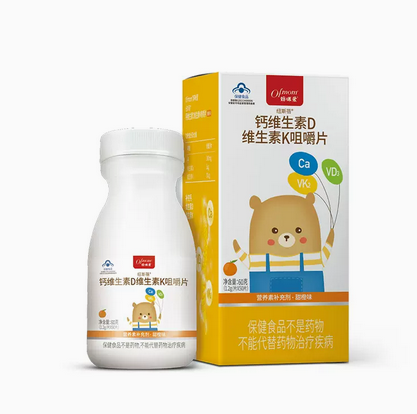 【拍一发二】妈咪爱 钙维生素D维生素K咀嚼片1.2g*30片