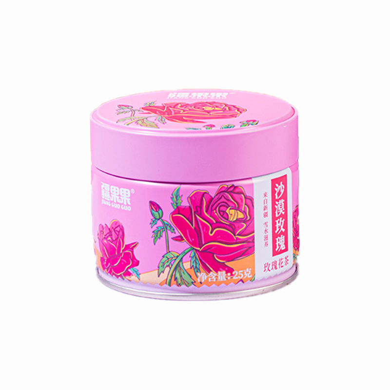 【对口帮扶•消费助农】新疆特产 疆果果沙漠玫瑰花茶干玫瑰花瓣冲泡罐装送礼女性茶25g