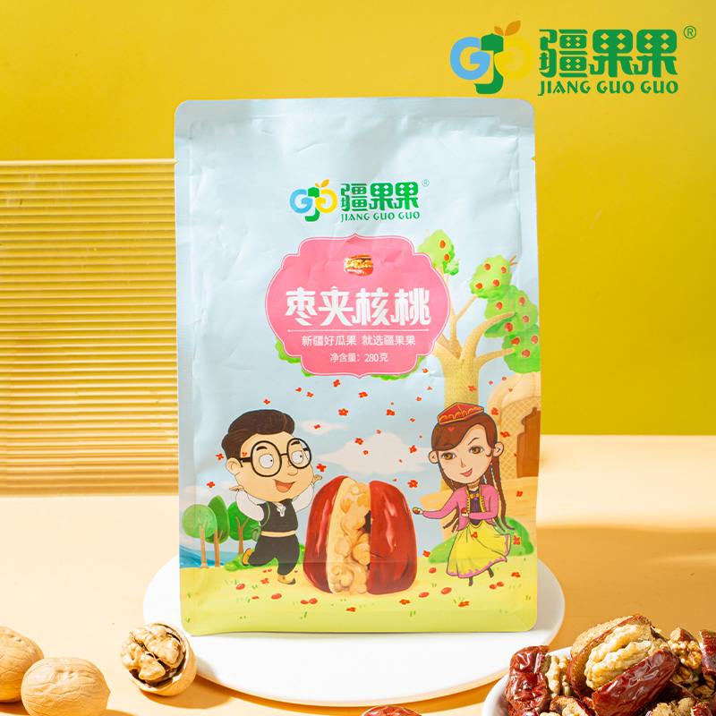 【对口帮扶•消费助农】新疆特产 疆果果枣夹核桃新疆喀什即食零食果干独立小包装280g