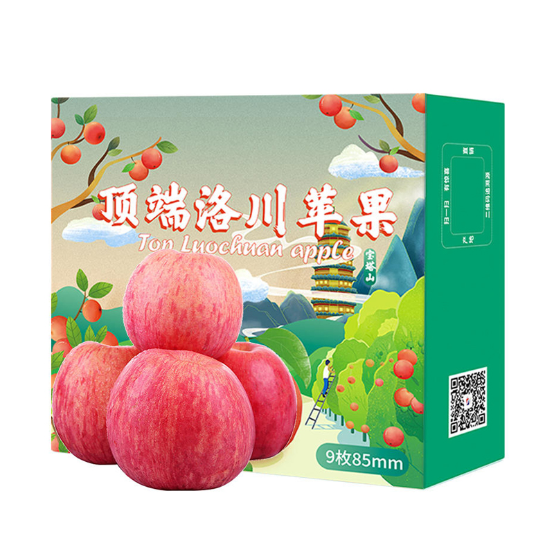 【对口帮扶•消费助农】九垚甄选 顶端洛川苹果9枚