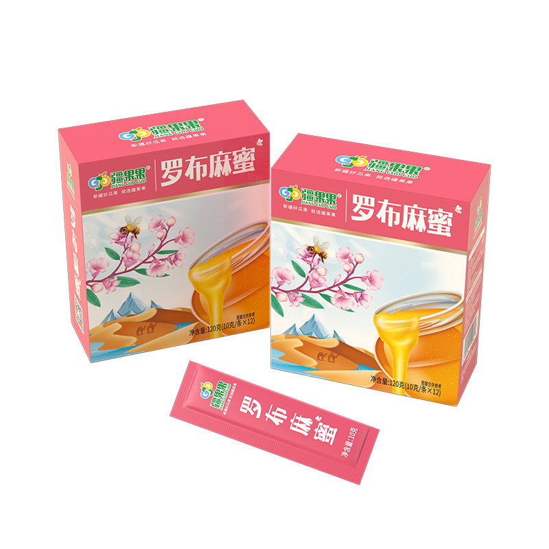 【对口帮扶•消费助农】新疆瓜果 疆果果新疆罗布麻蜂蜜 早餐代餐伴侣10g*12支