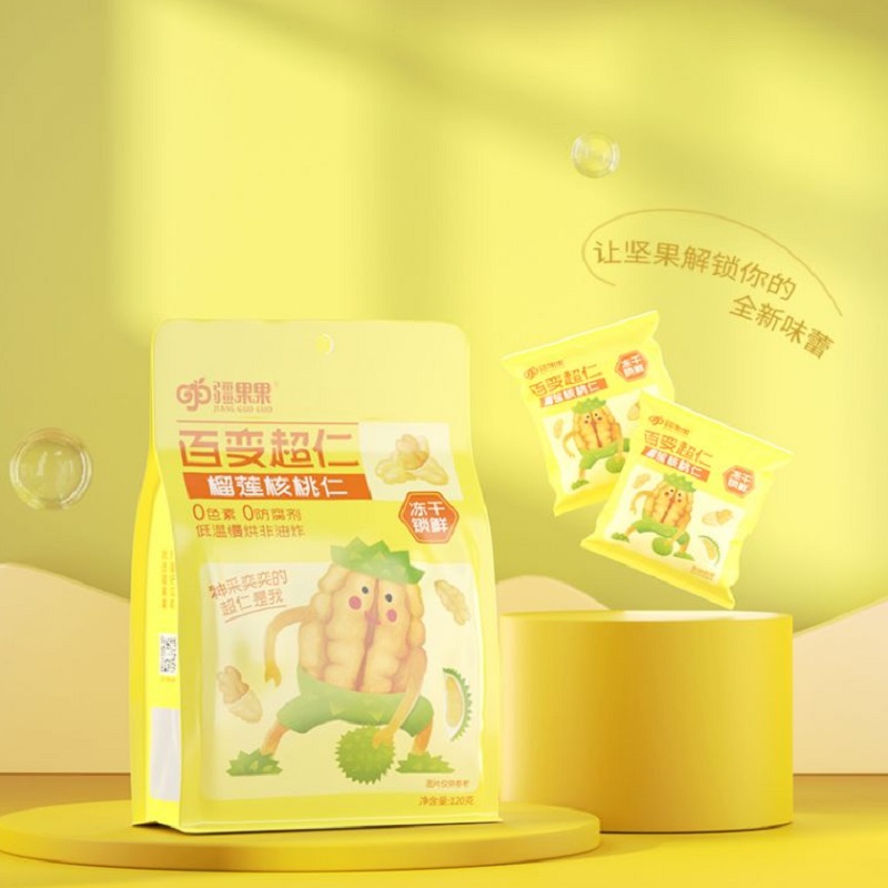 疆果果（JIANG GUO GUO）百变超仁榴莲核桃仁120g