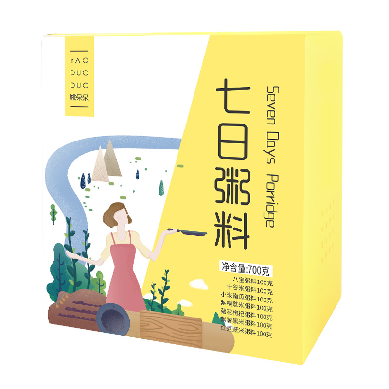 姚朵朵谷物七日粥700g（100g *7袋）