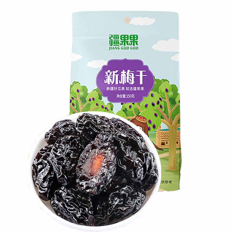 【对口帮扶•消费助农】新疆特产 疆果果新梅干150g*2袋 水果干自然晾晒休闲小零食