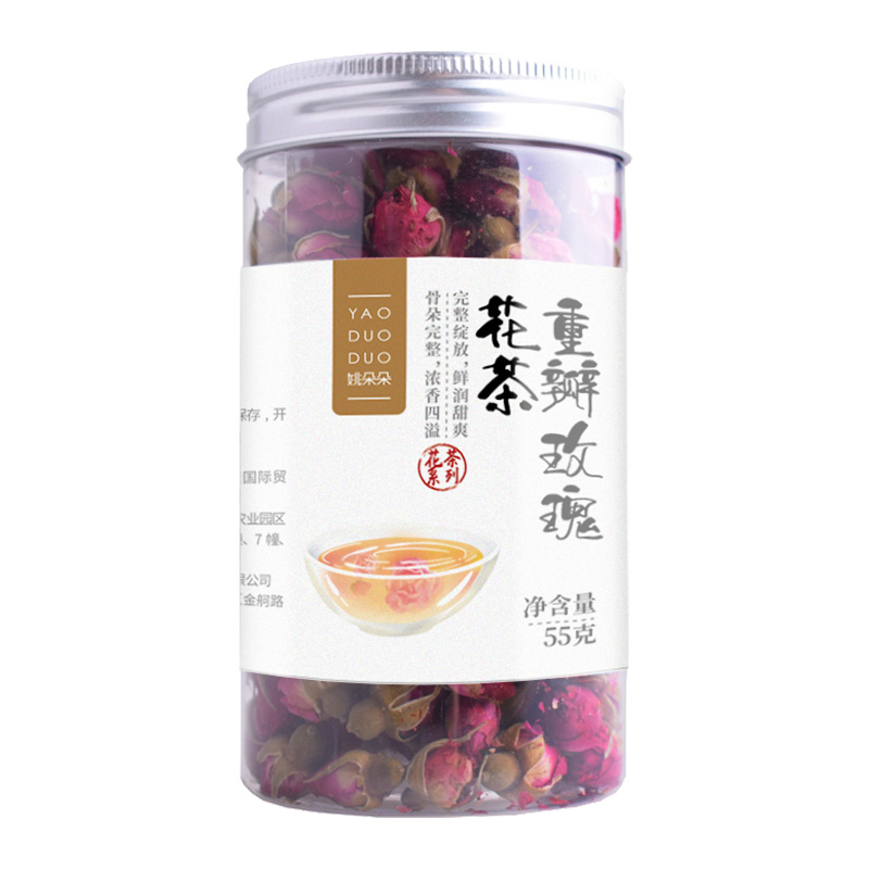 姚朵朵玫瑰花茶55g*2罐