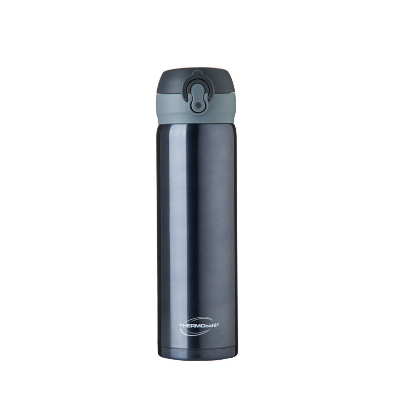 膳魔师（THERMOS）thermoscafe子品牌304不锈钢保温杯情侣杯弹跳杯便携车载杯CSYT-500-CGY 深灰