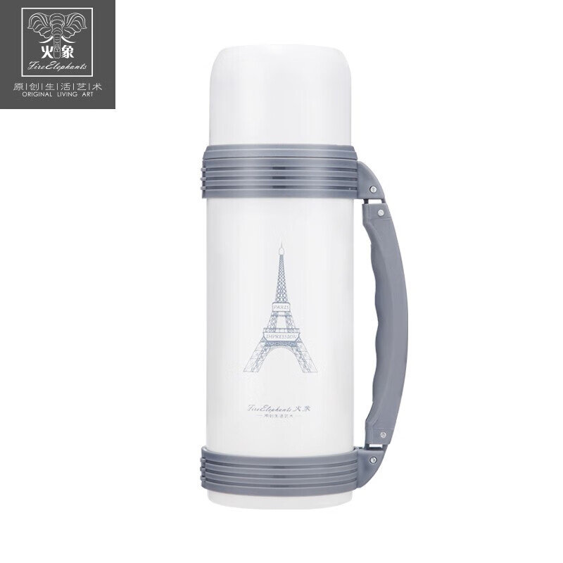 火象 巴黎印象旅行壶 HXB-BW024 白色1200ml