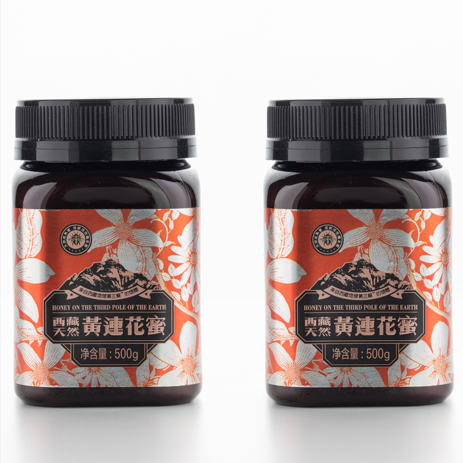 地球第三极西藏野生黄连蜜(礼盒装)500g*2瓶/盒