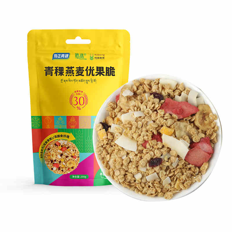 奇正青稞燕麦优果脆200g/袋*2