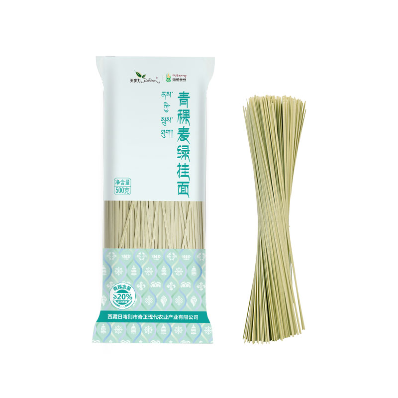 奇正青稞麦绿挂面500g/袋*3