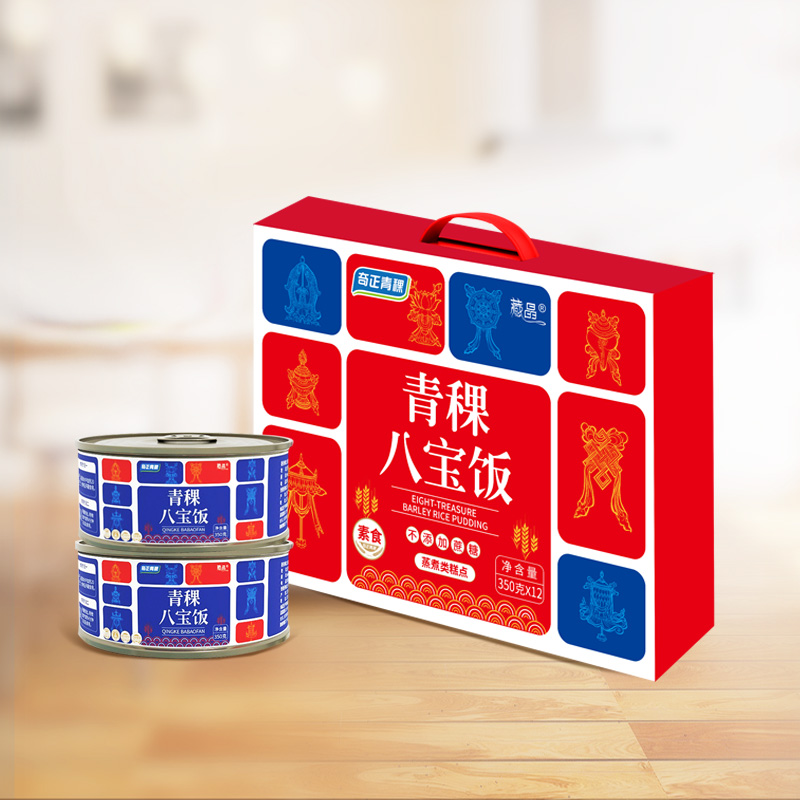 奇正青稞八宝饭350g/罐*12