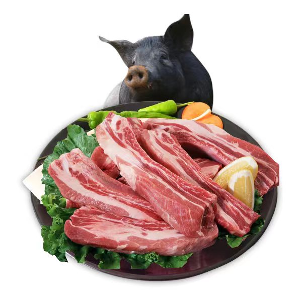 安康黑猪肉肋排2500g/盒