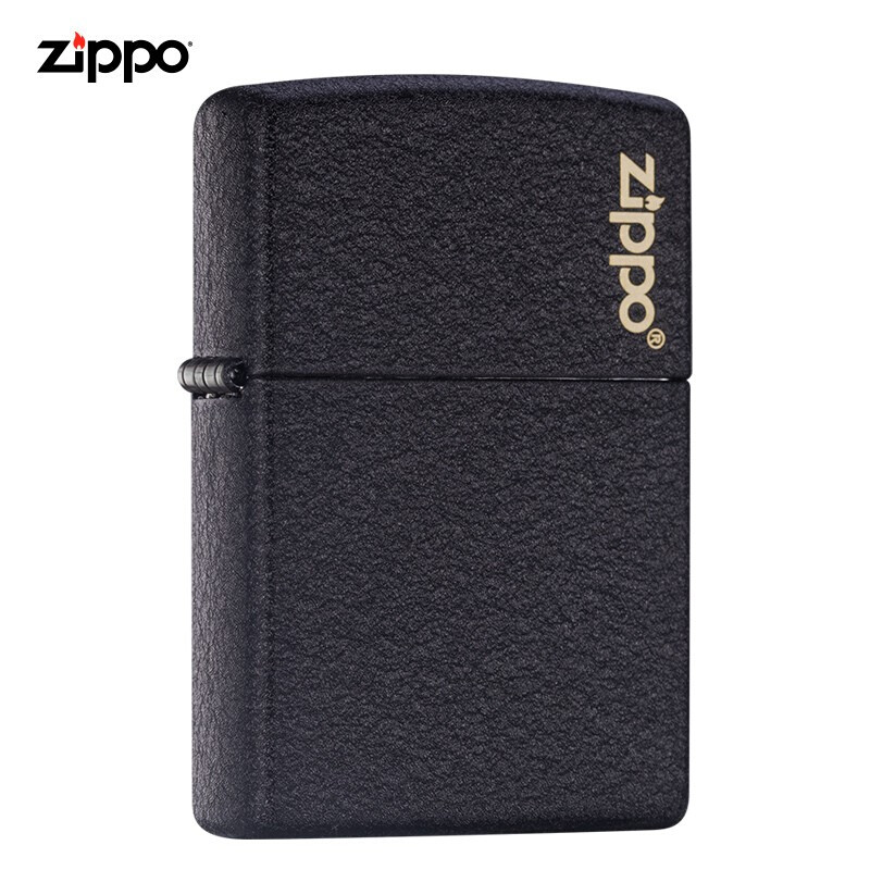 之宝(Zippo)打火机 黑裂漆-经典商标单机无油 黑裂漆 236-C-000016