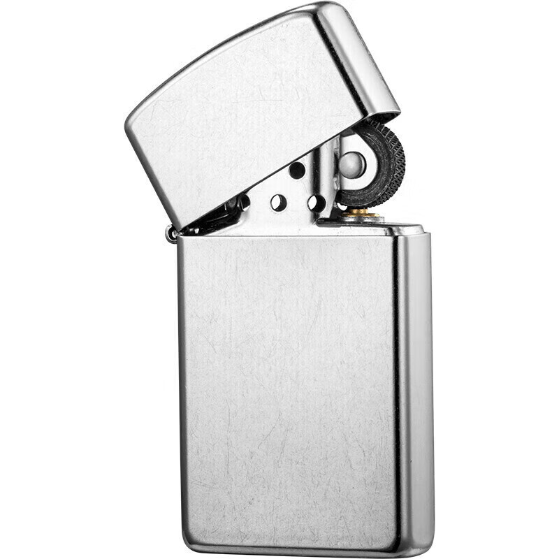 ZIPPO打火机 纤巧花砂 花砂镀铬1607 打火机zippo 防风火机