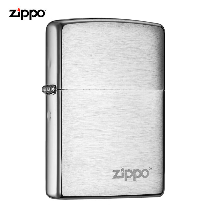 ZIPPO之宝（Zippo）打火机 打火机zippo 拉丝镀铬商标200 防风火机