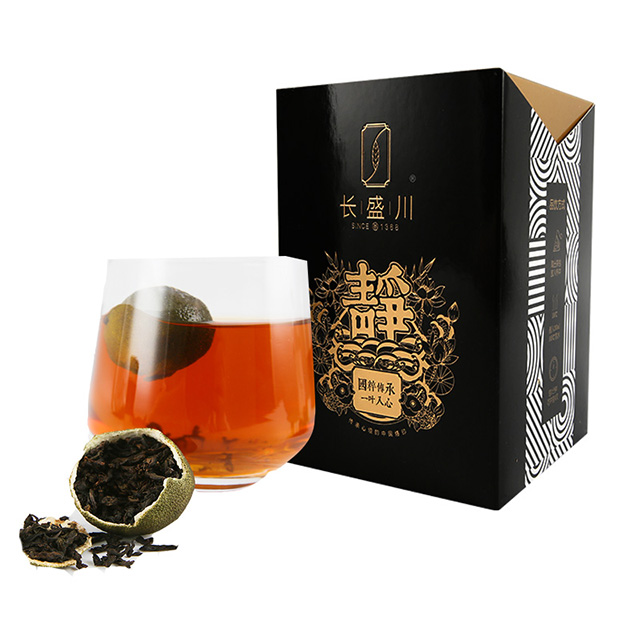【乡村振兴 • 消费扶农】长盛川青桔茶 10g*8颗/盒