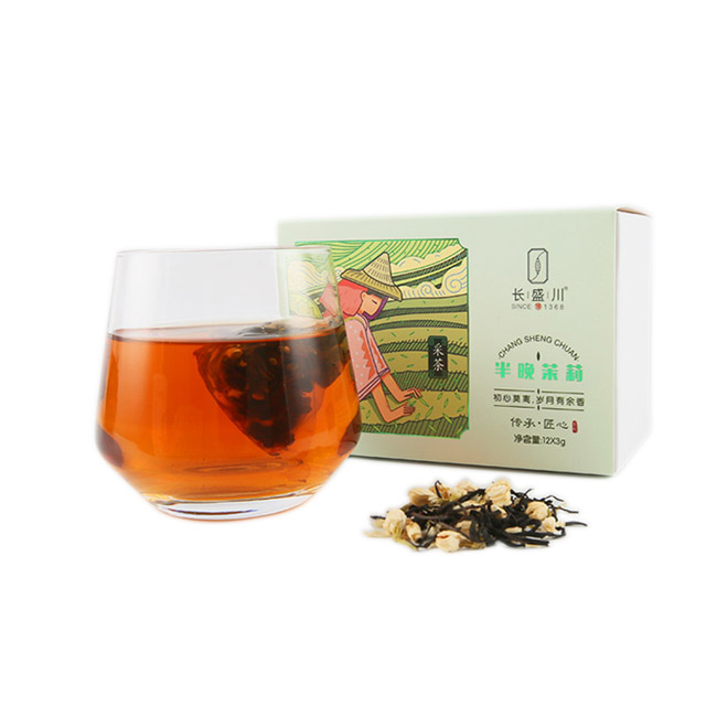 【乡村振兴 • 消费扶农】敬茶农茉莉黑茶 3g*12包/盒