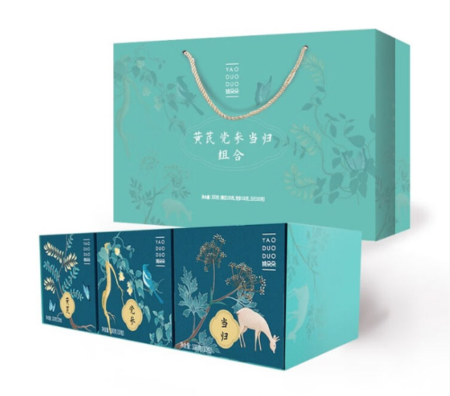 姚朵朵 当归党参黄芪组合300g     黄芪100克 党参100克 当归100克(1*15盒)