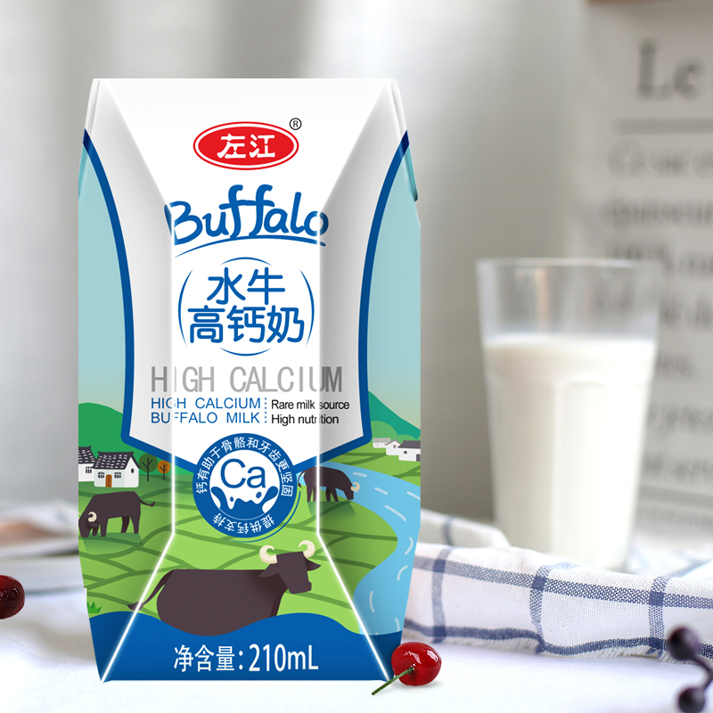左江水牛奶高钙奶210ml*10盒/箱