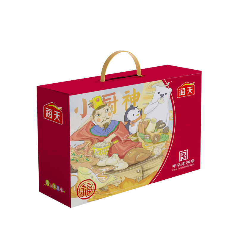 海天小厨神调味品礼盒1585g+2050ml