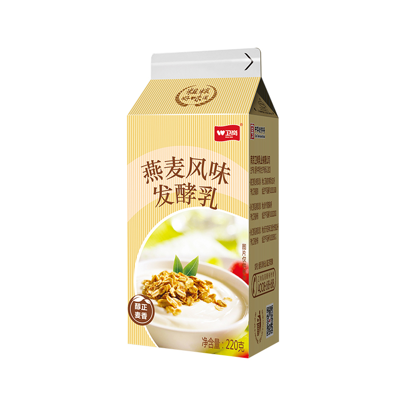 卫岗 燕麦酸奶 风味发酵乳 220g *10
