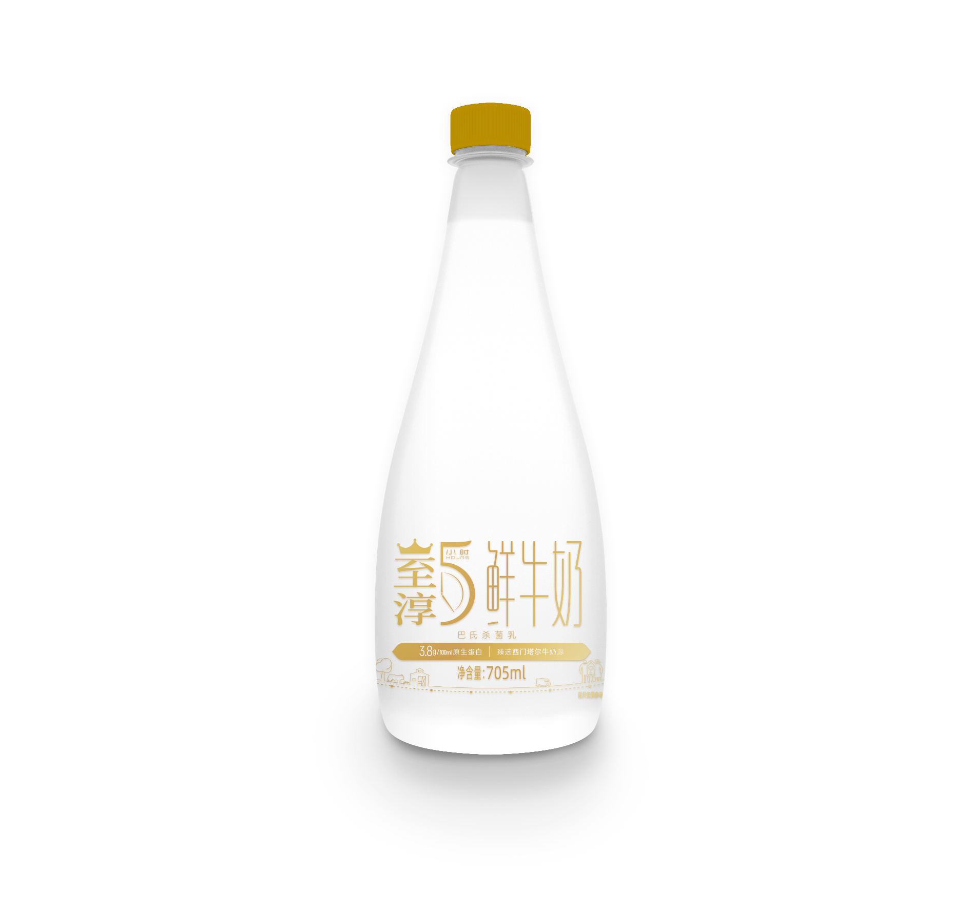 卫岗至淳5小时鲜牛奶 705ml*2