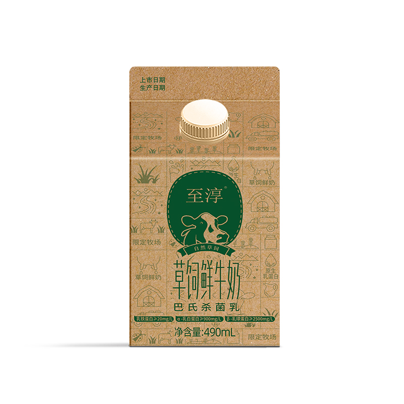 卫岗 至淳草饲鲜牛奶 490*4