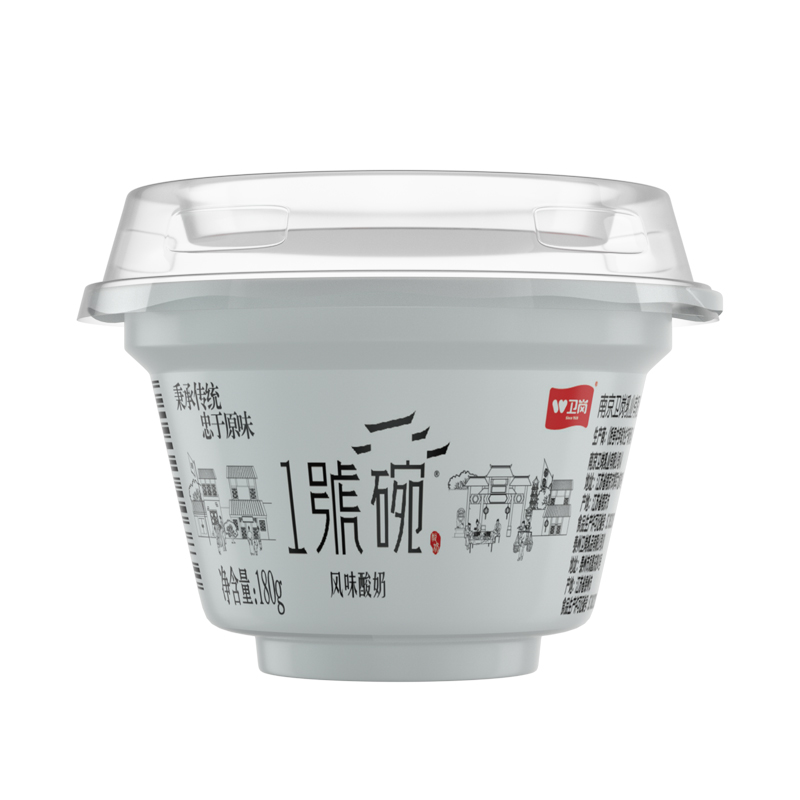 卫岗一号碗风味酸奶 南京城早年的老味道  180g*12杯