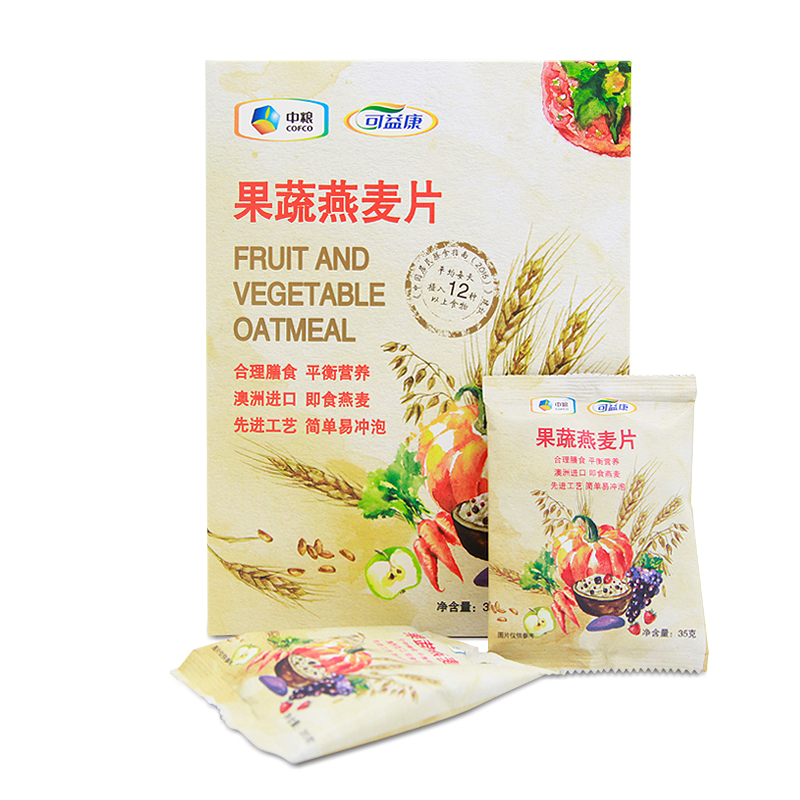 可益康果蔬燕麦片350g