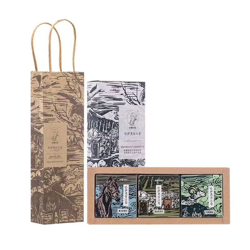 朵萃哈萨克植物古法皂300克/盒