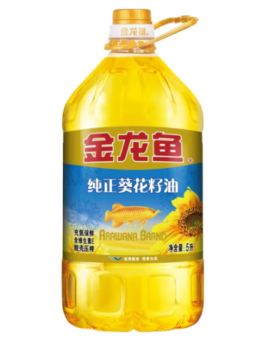 金龙鱼纯正葵花籽油5L