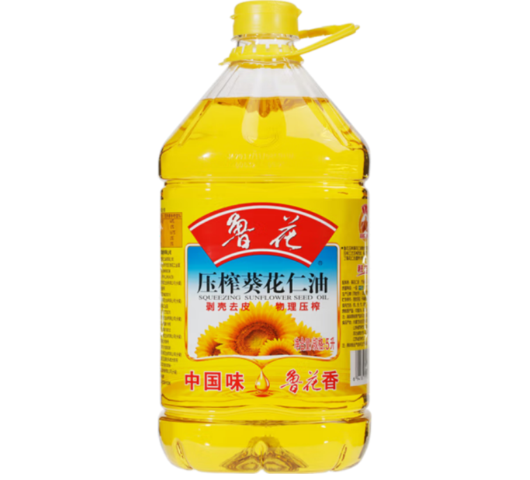 鲁花压榨葵花仁油5L/瓶