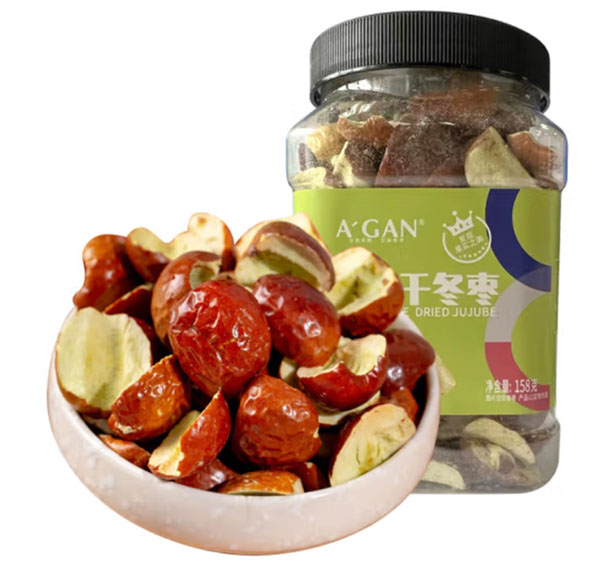 【乡村振兴.消费助农.产地直发】阿甘正馔冻干冬枣158g*2罐
