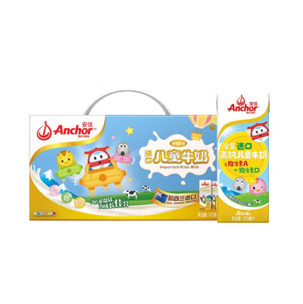 安佳进口儿童牛奶190ml-12礼盒装（佳配）