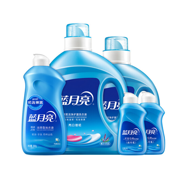 蓝月亮亮白洗衣混装组合套装