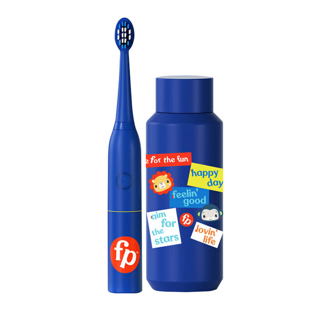 费雪(Fisher-Price) FP-TZ01 保温杯牙刷套装 电动牙刷+350ml 白色