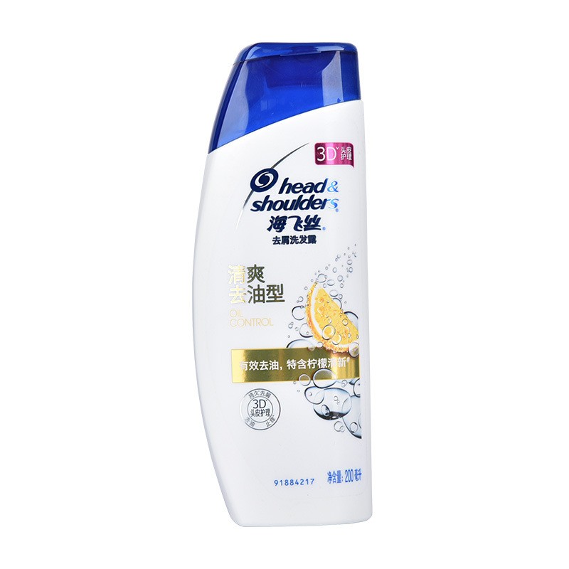 海飞丝 清爽去油型去屑洗发露 200g