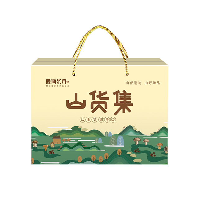 咸丰县陇间柒月干菌菇特产礼盒大礼包 1.2kg
