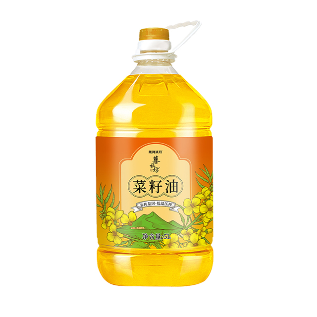 咸丰县暮秋坊非转基因食用油菜籽油5L